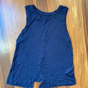 Halogen Sz S Dark Blue Sleeveless Shirt